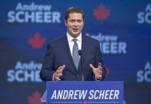 Scheer przed Trudeau