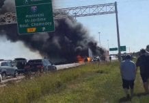 Karambol pod Montrealem – cztery osoby nie żyją