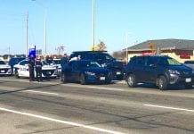 Ściagają złodzieja spowodowali wypadek