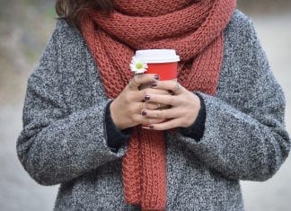 Michalinka: Czerwony szaliczek na środek zimy