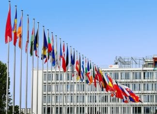 Farmus: Narodowe flagi w parlamencie europejskim są zabronione