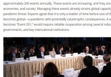 Wydarzenie 201 – czyli ćwiczenia pandemiczne z października 2019