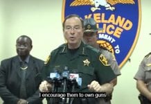 Szeryf z Florydy zachęca mieszkańców by użyli swej broni