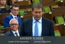 Scheer wzywa do rezygnacji Trudeau i Morneau