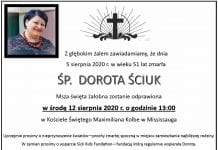 Śp. Dorota Ściuk