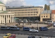 Żandarmeria wojskowa chroni warszawskie kościoły