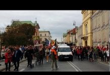 Fotorelacja Jana Bodakowskiego – warszawski marsz przeciwników fałszywej pandemii