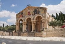 Kościół na Górze Oliwnej podpalony przez osobę narodowości żydowskiej