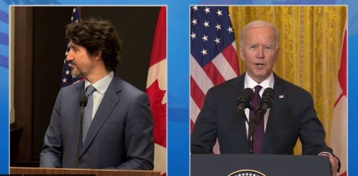 Trudeau Biden