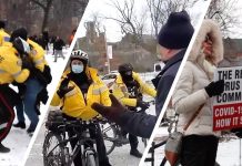 Polka aresztowana w Toronto podczas protestu za banner