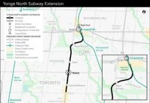 Tylko cztery stacje na przedłużeniu linii Yonge