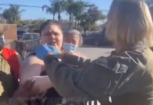 Wyszczepianie niepełnosprawnych w Los Angeles