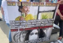 Protest ludzi normalnych w Kitchener Ontario