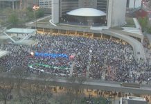 Wielki protest propalestyński w Toronto
