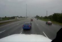 Nie zajeżdżaj drogi ciężarówkom napomina OPP w następstwie karambolu na 401