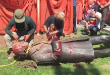 W Hamilton obalono pomnik pierwszego premiera Kanady