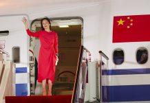 Meng Wanzhou witana w Chinach jako bohaterka