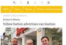 Niemcy: Żółte plakietki dla oznakowania zaszczepionych