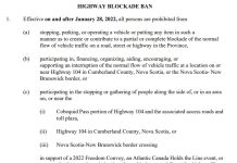 Rząd Nowej Szkocji na mocy stanu wyjątkowego zakazał mieszkańcom udziału i finansowania “Konwoju Wolności”