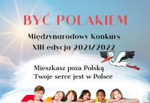 PLAKAT PROMOCYJNY KONKURSU “BYĆ POLAKIEM”
