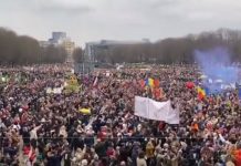 Wielki protest w Brukseli
