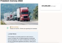 GoFundMe zawiesza zbiórkę dla konwoju