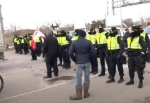 Policja próbuje odblokować Ambassador Bridge