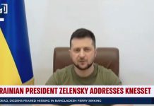 Przemawiając do Knesetu Żełeński wspomniał Ukraińców ratujących Żydów