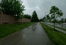 Jedna osoba zabita w Peel w rezultacie burzy