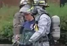 Wielki pożar w kompleksie szeregowym