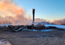 Spłonął kościół w Hay Lakes, Alta.