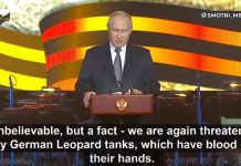 Putin: Znowu grożą nam niemieckie czołgi…