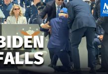 Kolejny upadek prezydenta USA