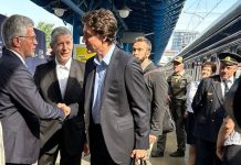 Melnyk oprowadzał Trudeau po Kijowie