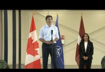 Trudeau odwiedził kanadyjskich żołnierzy, mówił o walce z klimatem i dezinformacją