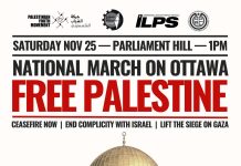 Wielki propalestyński wiec i marsz w Ottawie