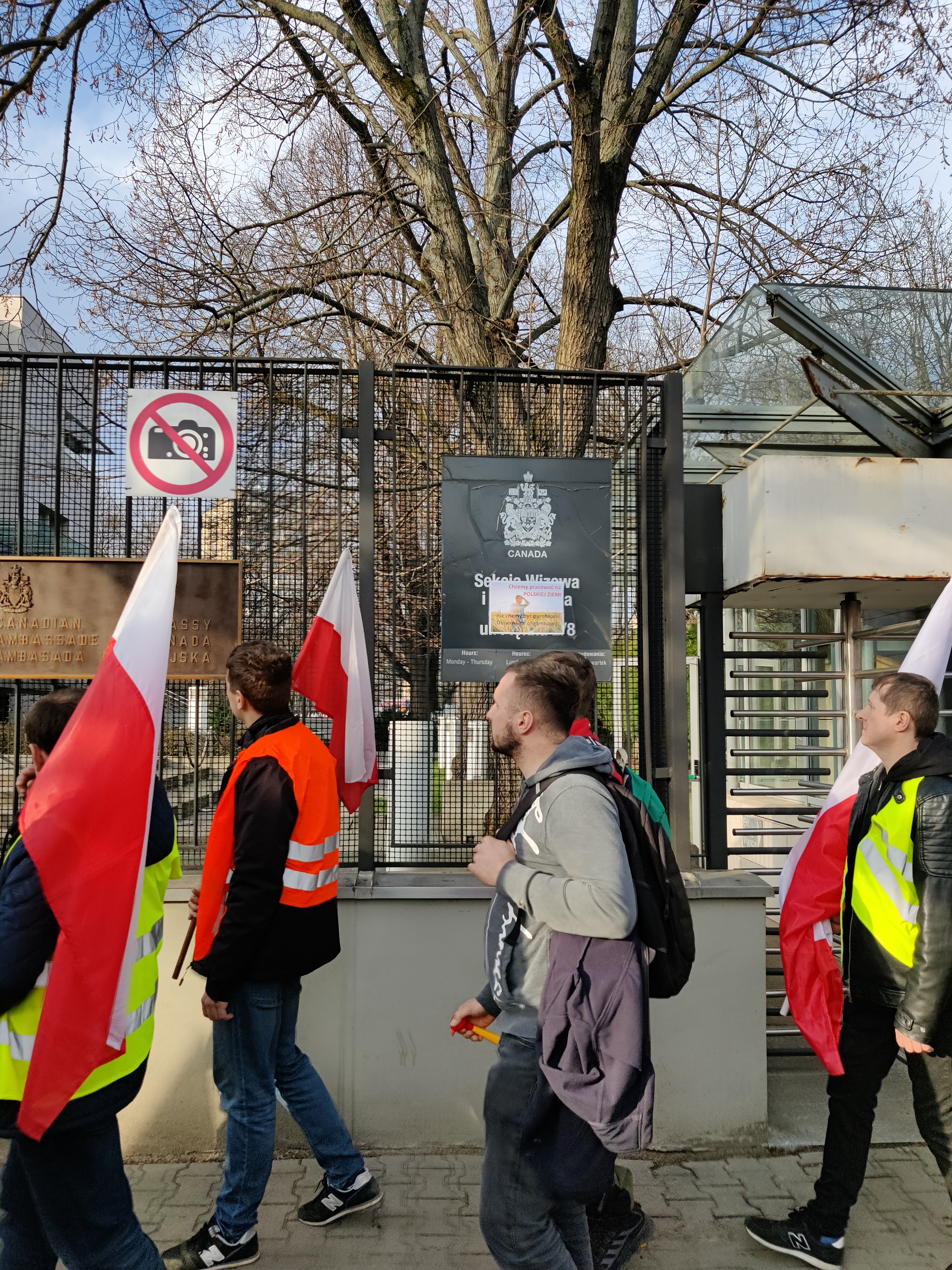 Protest rolników w Warszawie – fotoreportaż