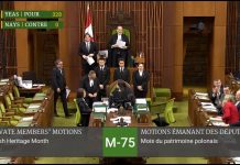 Parlament przyjął rezolucję ustanawiającą maj miesiącem polskiego dziedzictwa w całej Kanadzie