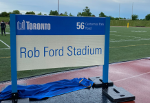 Stadion w Centennial Park nazwany imieniem Roba Forda