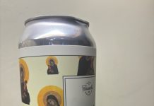 Wizerunek Matki Bożej z Dzieciątkiem na puszce z piwem z browarów w Hamilton!!! Piwo “like a virgin”