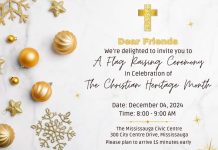 Rada Miasta Mississauga ogłosiła grudzień Miesiącem Dziedzictwa Chrześcijańskiego