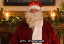 Doug Ford w roli Santa Clausa