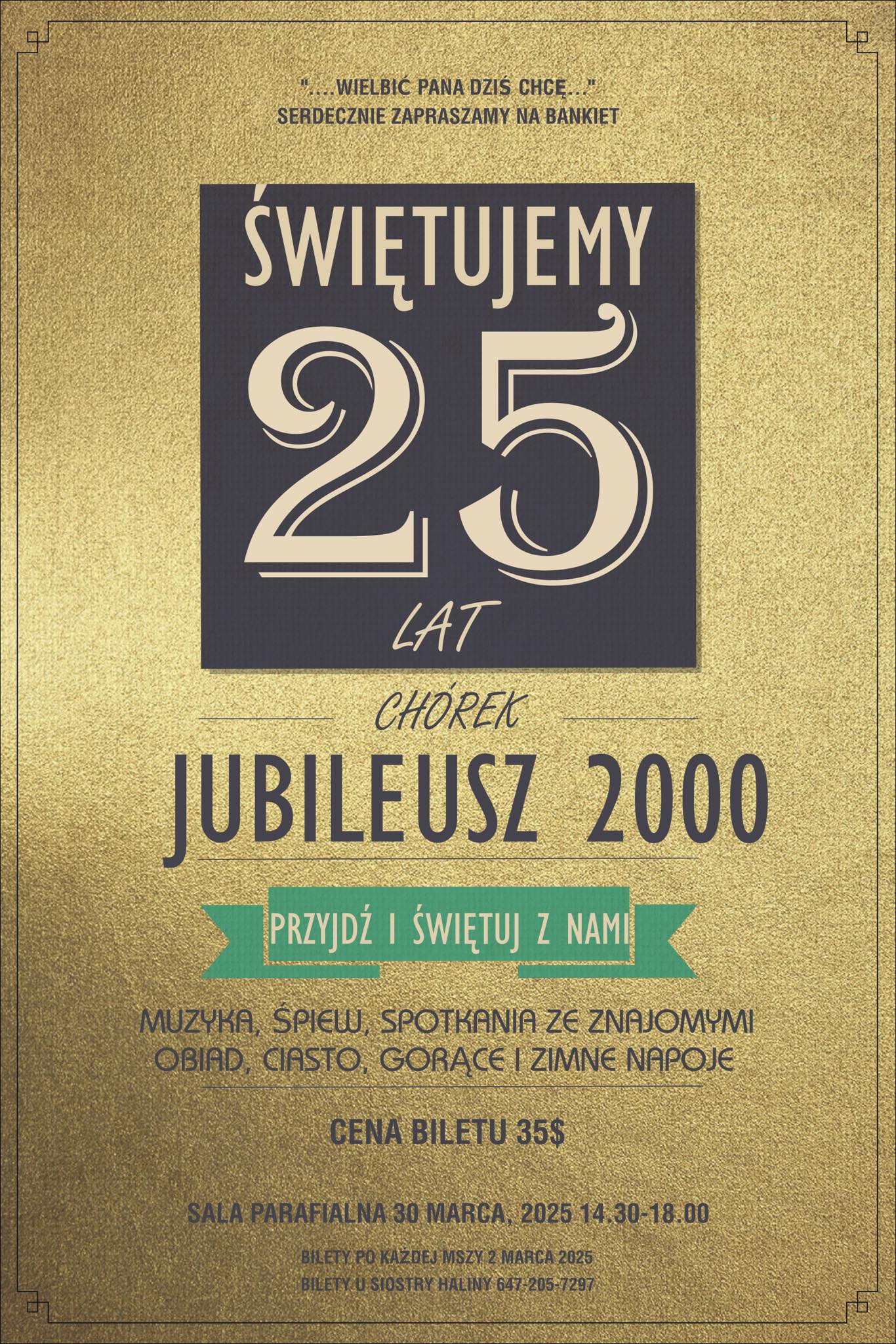 25 lat zespołu “Chórek” przy parafii św. Maksymiliana Kolbe