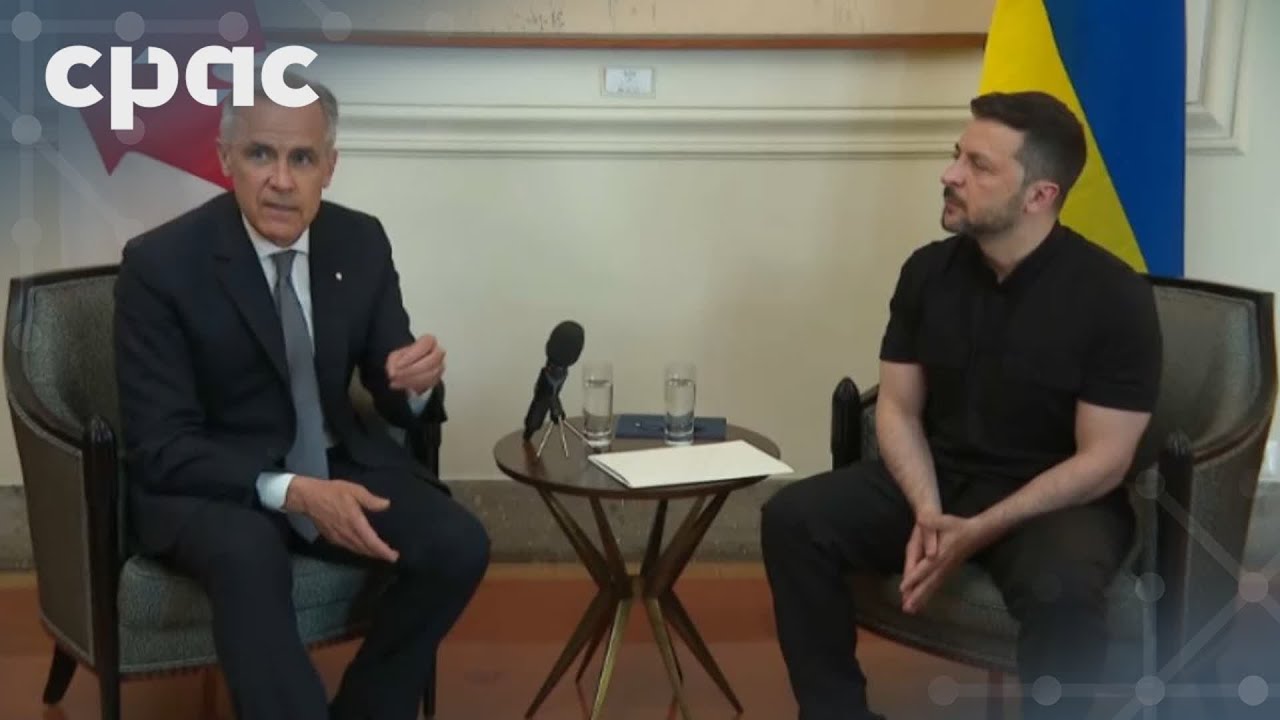 Premier Kanady Carney potwierdza poparcie dla Ukrainy podczas pierwszego spotkania z Zełenskim
