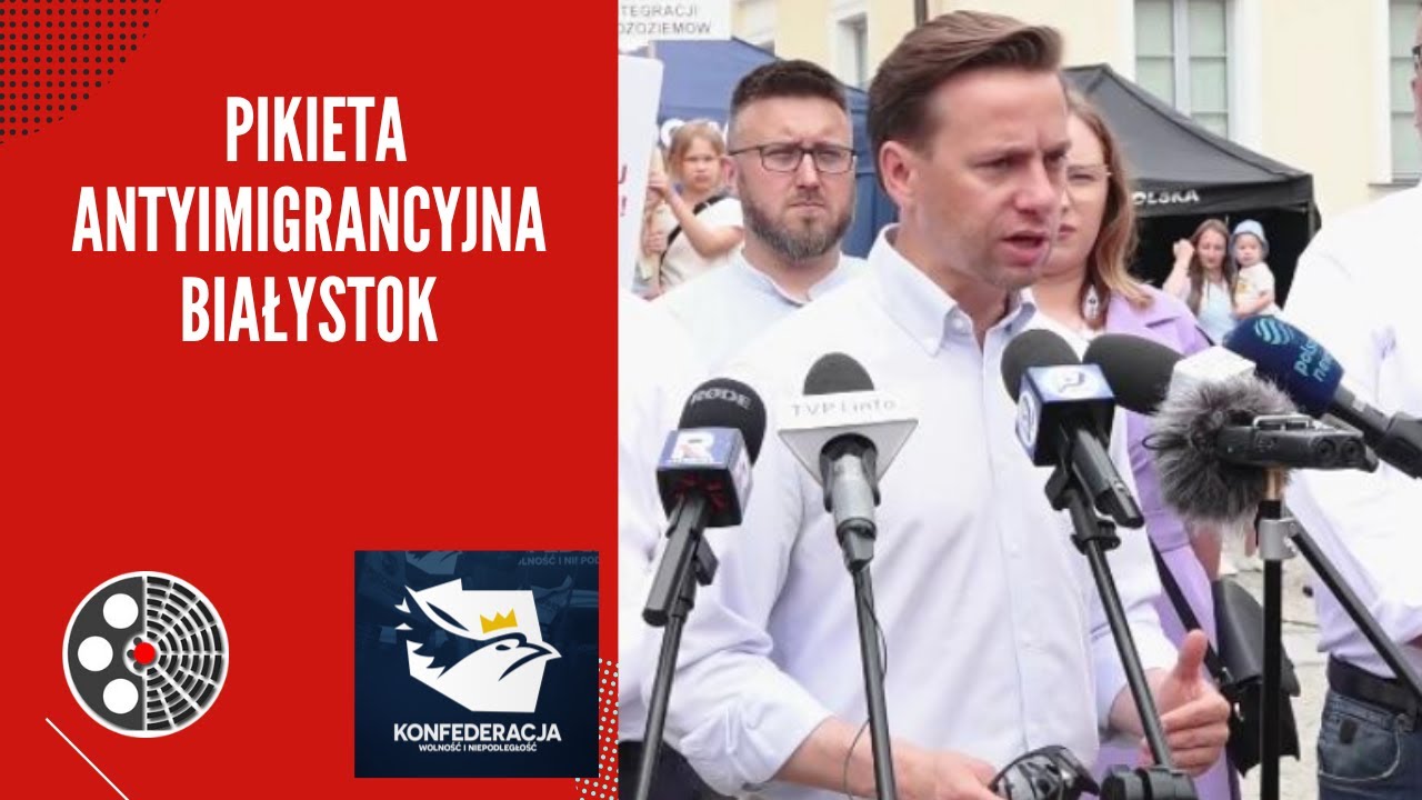 Protesty przeciwko nielegalnej imigracji w całym kraju