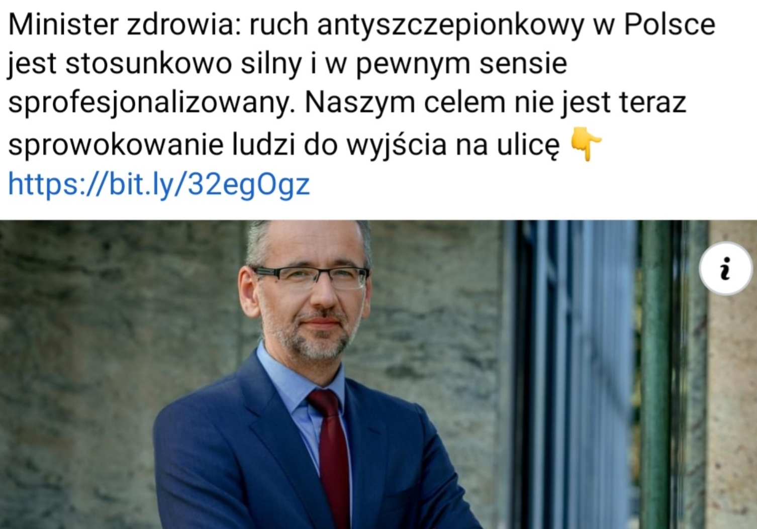 Były minister zdrowia pobity za pandemiczne środki?