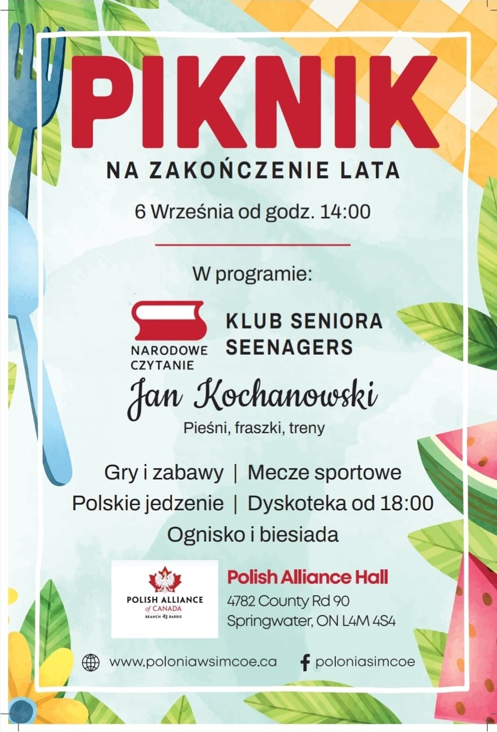 Piknik na zakończenie lata w Barrie