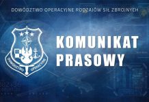 Komunikat Dowództwa Operacyjnego Rodzajów Sił Zbrojnych