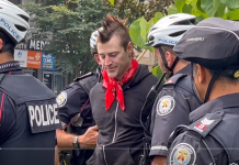 Starcia w Toronto gdy kontrmanifestanci próbowali zablokować marsz przeciwko niekontrolowanej imigracji do Kanady