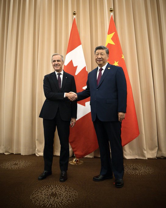 Carney spotkał się z Xi